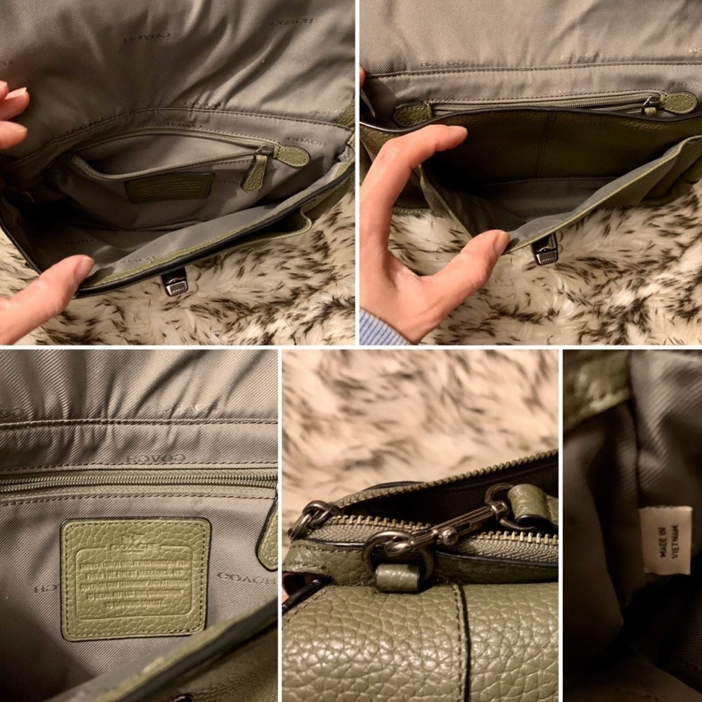Authentic Coach Rhyder Leather Crossbody - Picture 5 of 9
